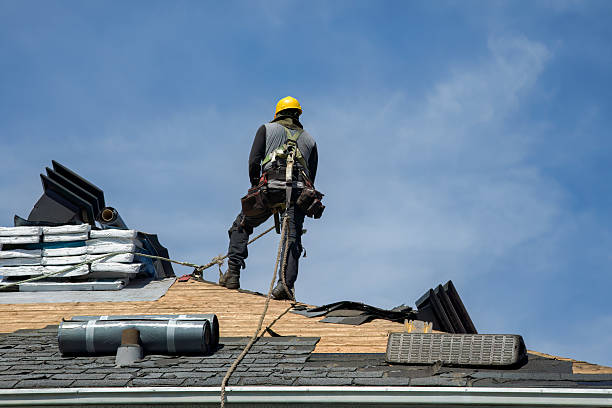 Professional Flat Roof Repair technician working in Allentown, PA